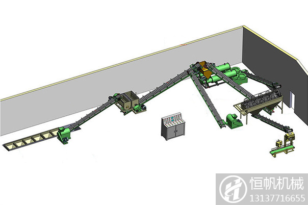 養(yǎng)豬場(chǎng)糞便怎么處理?小型豬糞有機(jī)肥生產(chǎn)線生產(chǎn)過程(圖1) 小型豬糞有機(jī)肥生產(chǎn)線