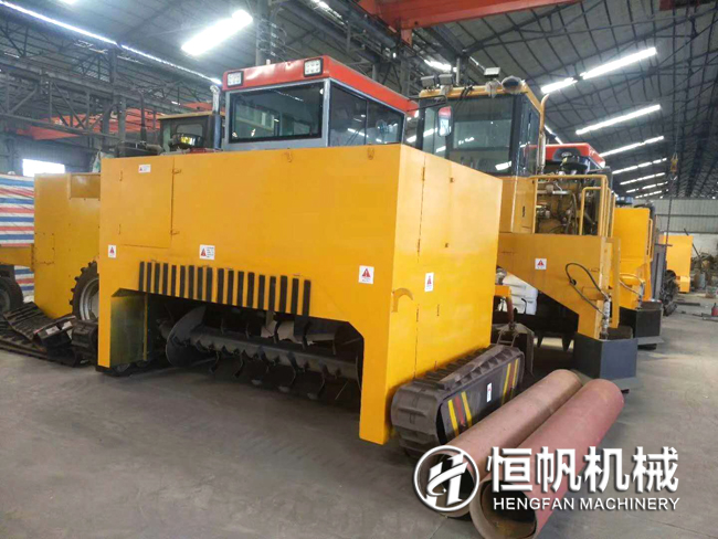 糞便有機(jī)肥肥料廠區(qū)建設(shè)與有機(jī)肥設(shè)備購(gòu)買投資與收益(圖2) 有機(jī)肥料翻拋機(jī)
